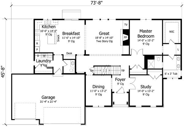 Click on house plans image to enlarge