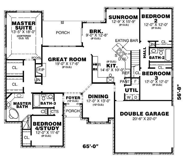 Click on house plans image to enlarge