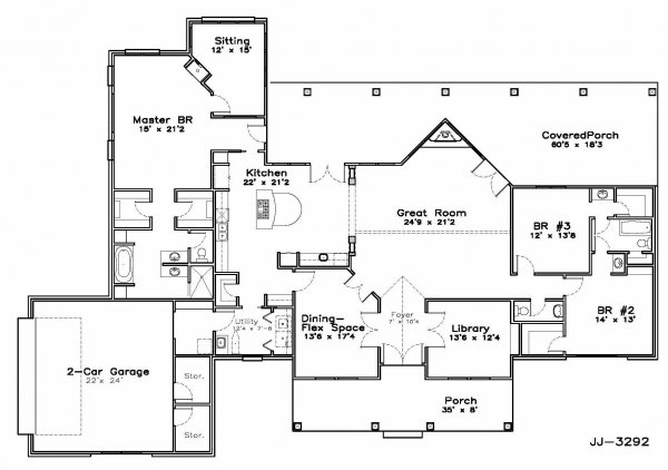 Click on house plans image to enlarge