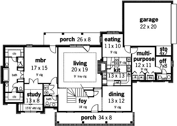 Click on house plans image to enlarge