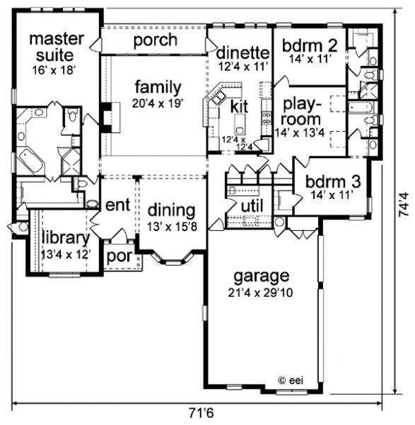 Click on house plans image to enlarge