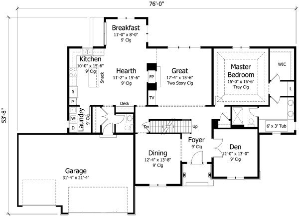 Click on house plans image to enlarge