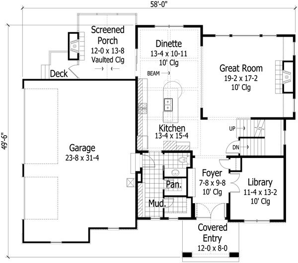 Click on house plans image to enlarge