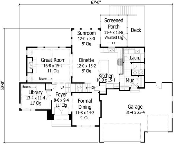 Click on house plans image to enlarge