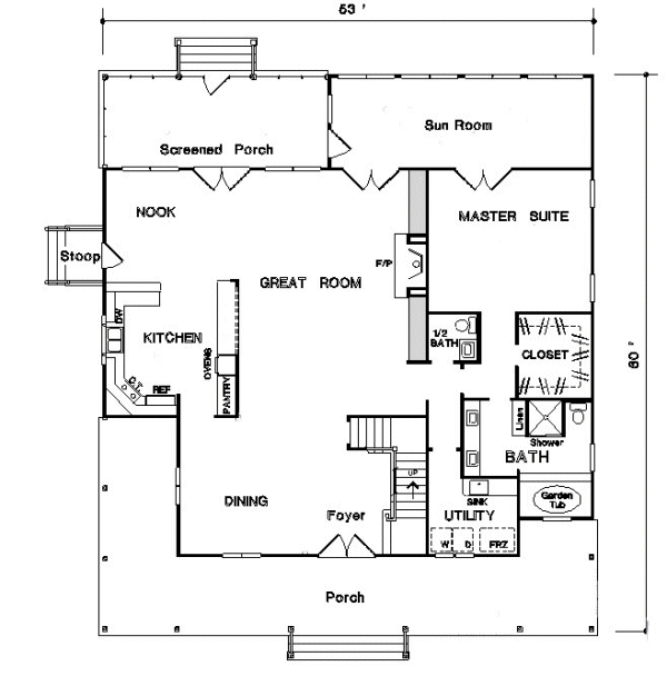 Click on house plans image to enlarge