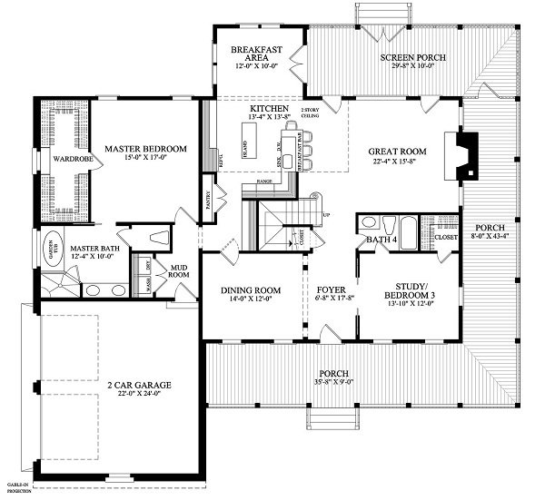 Click on house plans image to enlarge