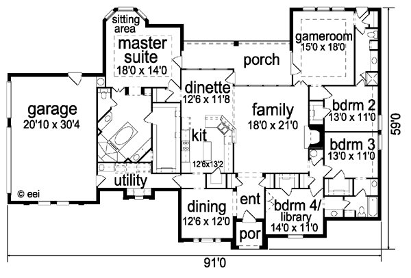 Click on house plans image to enlarge