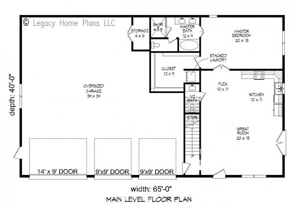 Click on house plans image to enlarge