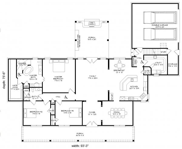 Click on house plans image to enlarge