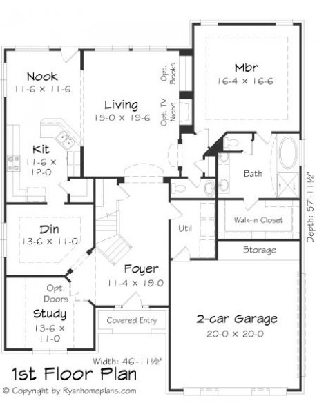 Click on house plans image to enlarge