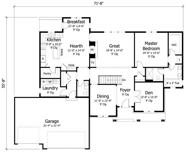 Click on house plans image to enlarge