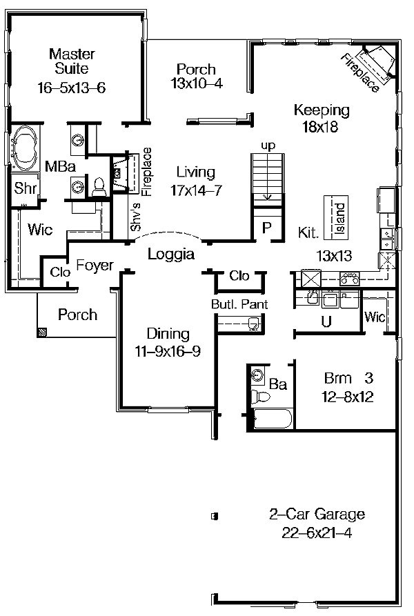 Click on house plans image to enlarge