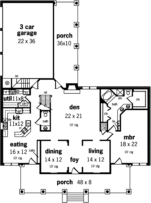 Click on house plans image to enlarge