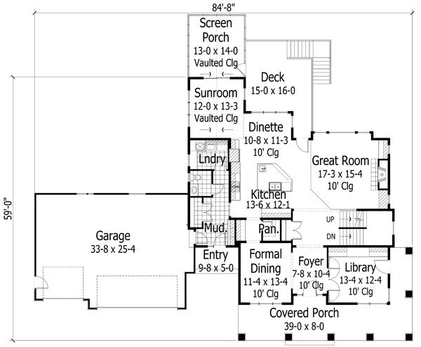 Click on house plans image to enlarge