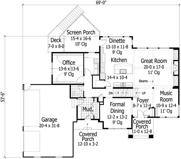 Click on house plans image to enlarge