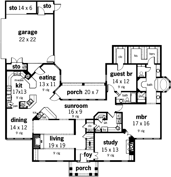 Click on house plans image to enlarge