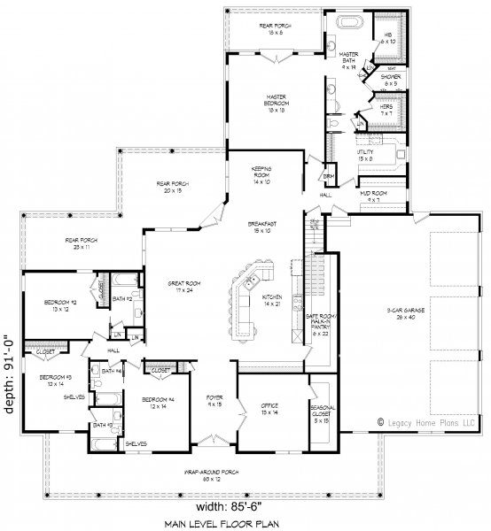 Click on house plans image to enlarge