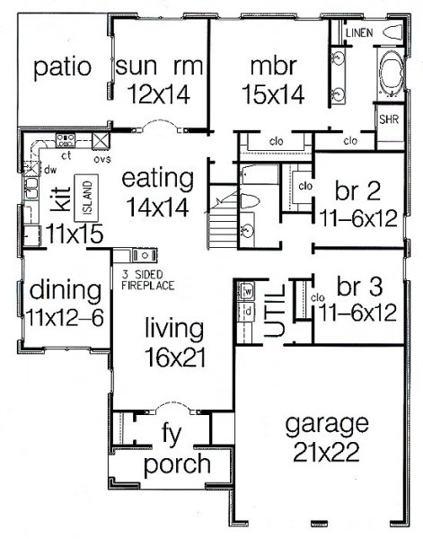 Click on house plans image to enlarge