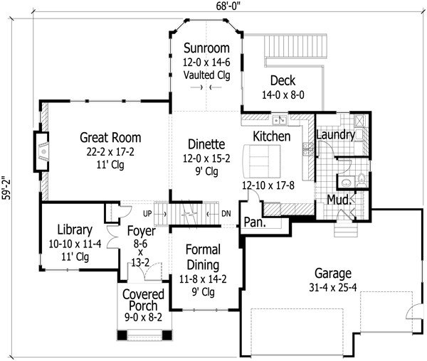 Click on house plans image to enlarge