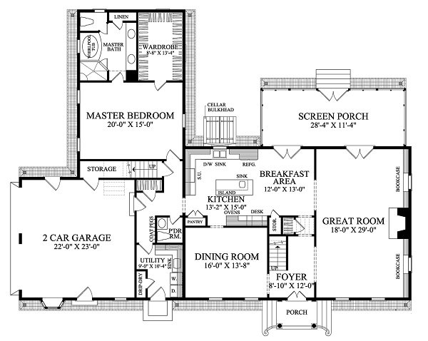 Click on house plans image to enlarge