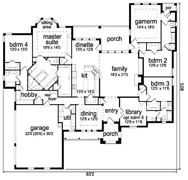 Click on house plans image to enlarge