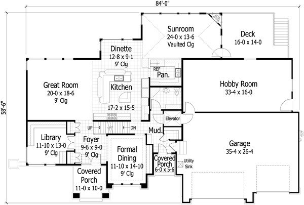 Click on house plans image to enlarge