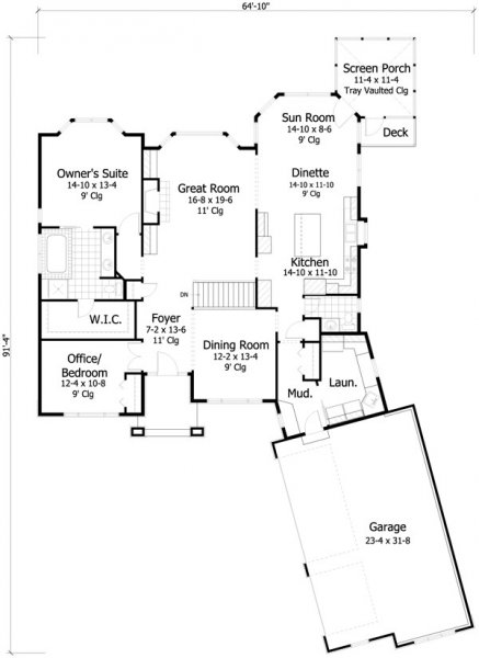 Click on house plans image to enlarge