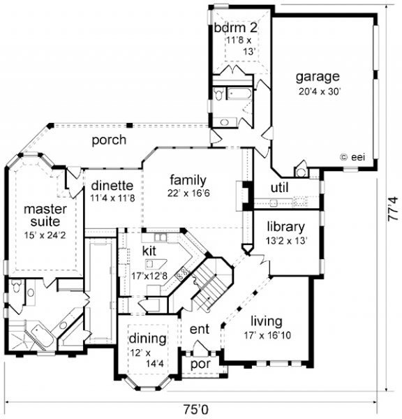 Click on house plans image to enlarge