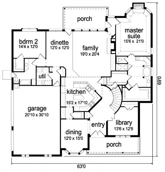 Click on house plans image to enlarge