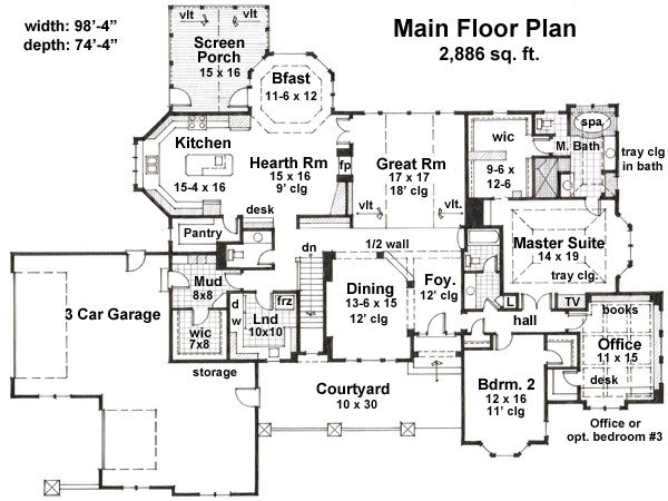 Click on house plans image to enlarge