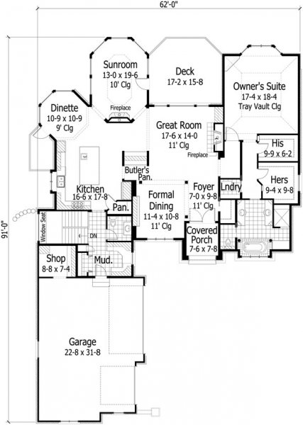 Click on house plans image to enlarge