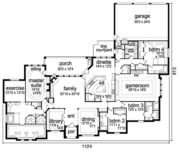 Click on house plans image to enlarge