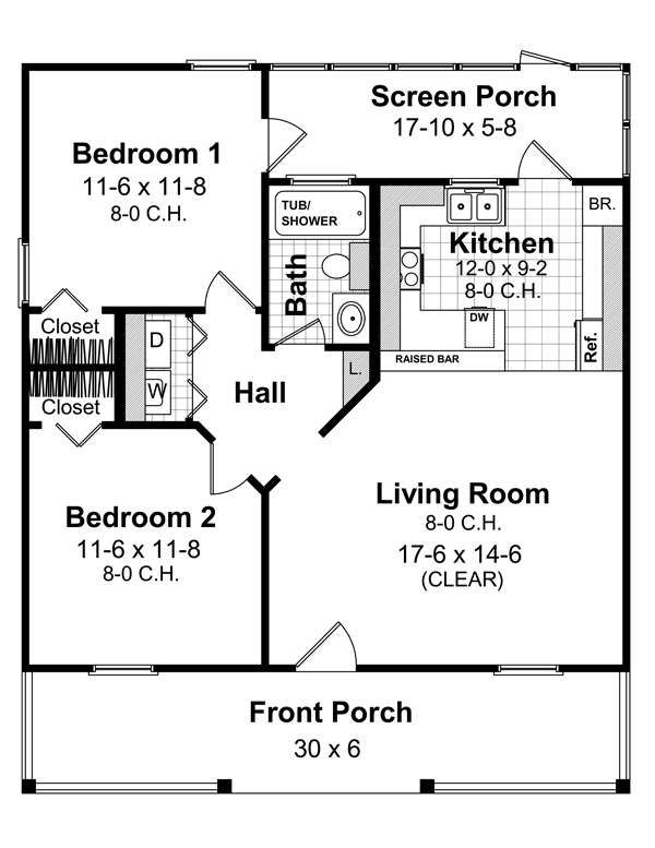 Click on house plans image to enlarge